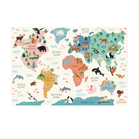 World Map Print